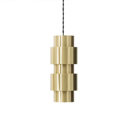 Ring Pendant Satin brass