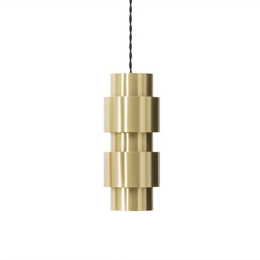 Chandelier I Pendant - Ring / 10 x 24 / 150cm drop / Satin brass