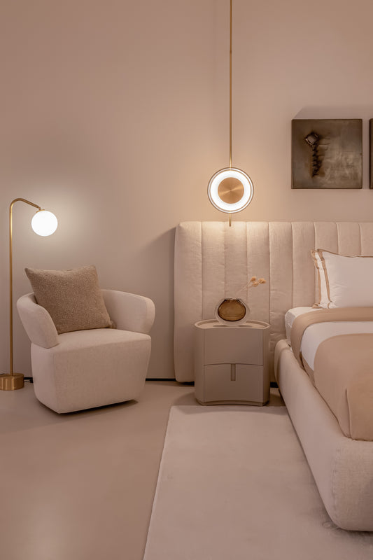 Johnny Bedside Table Matt Lacquered