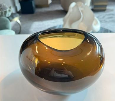 STYLING ITEM - Vase KH Caillou / 15 x 11H / Green / Glass