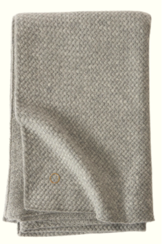 Throw - Maple Bedspread  / Softgrey / 250 x 200 / Cashmere