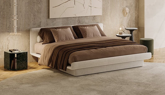 Lilas Bed Off White 180