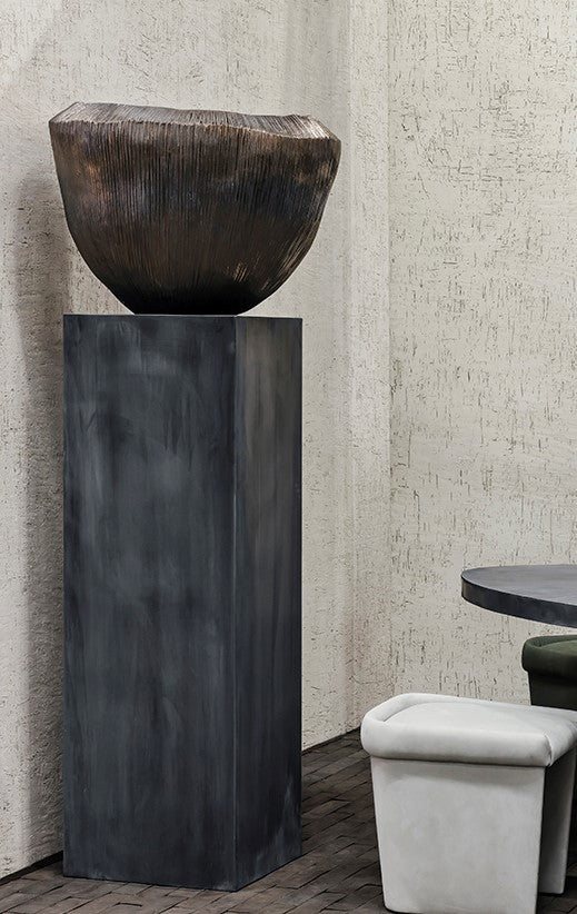 Pedestal - Column / 35 x 35 x 120H  / Zinc