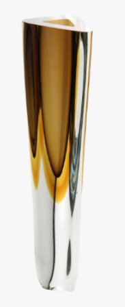 Triangle Vase 1 Fume-Ambar