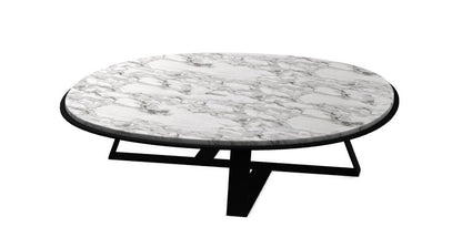 Judd Coffee Table Glossy Calacatta Black