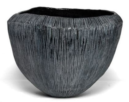 Atlantis Pot  Grey Metallic