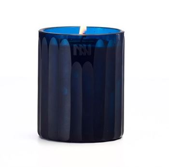 Candle - Royal S / 13 x 15H / Royal Blue / Sage Fragrance