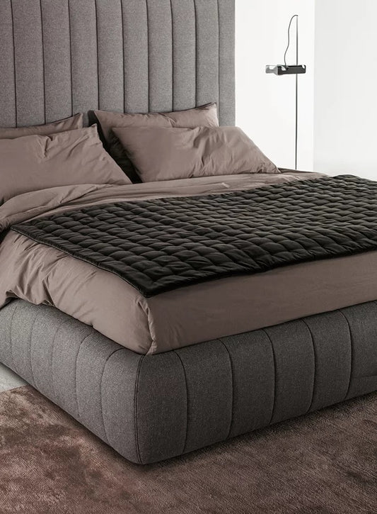 Tuyo Stripe Bed White 180 H160