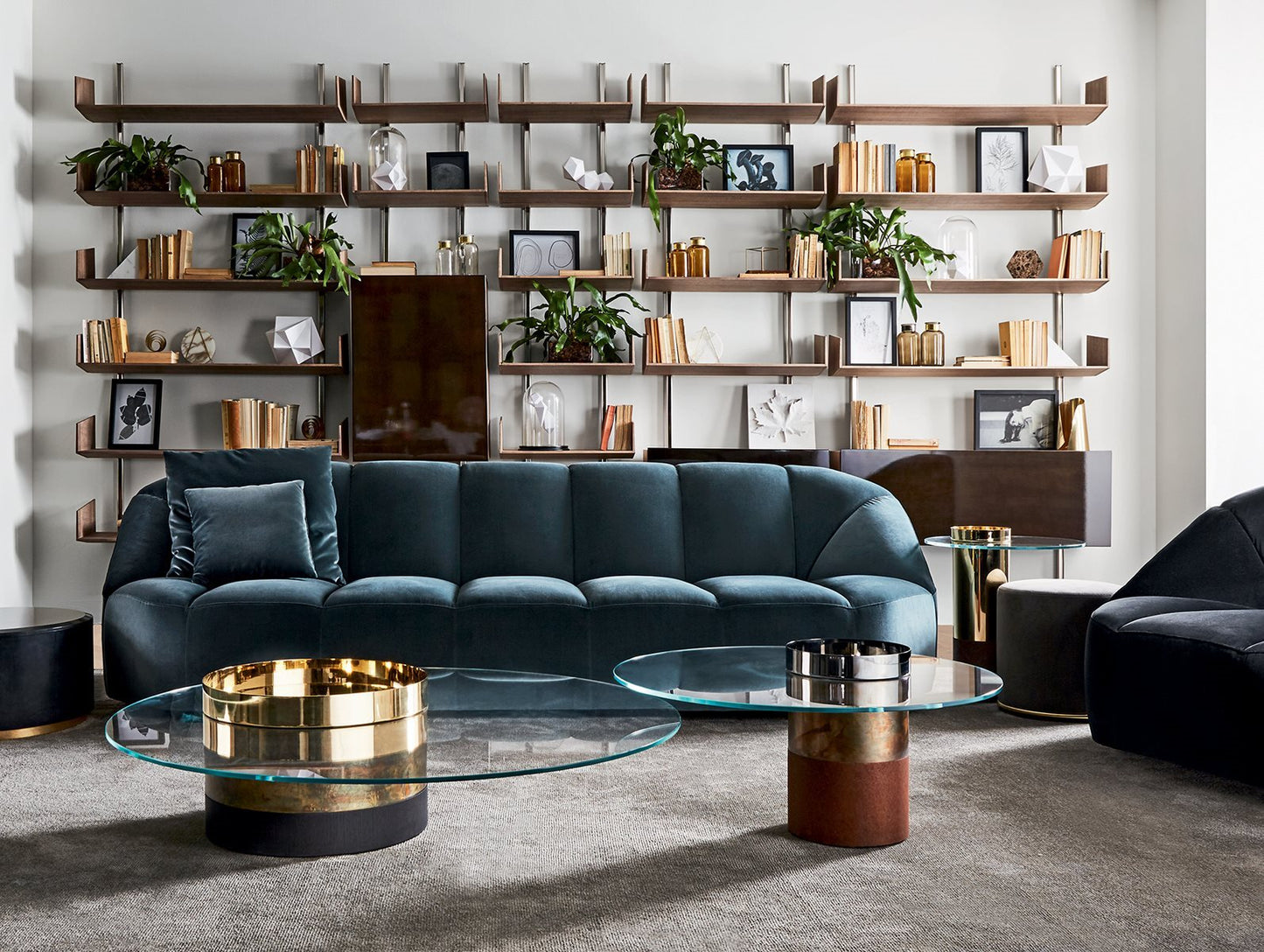 Haumea L Coffee Table Brass