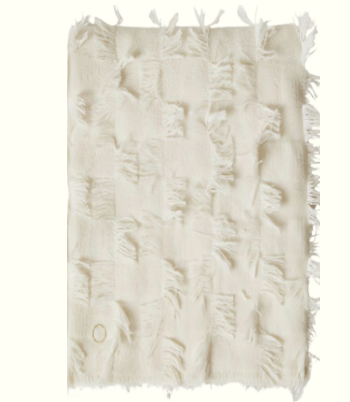 Throw - Seren  / Ivory / 180 x 120 / Cashmere