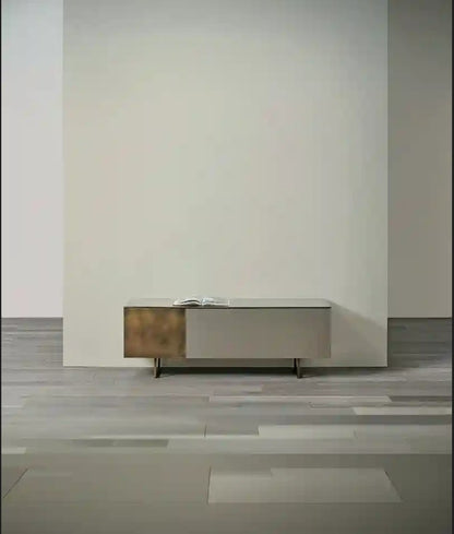 Ruben Cabinet L Bronzed Brass