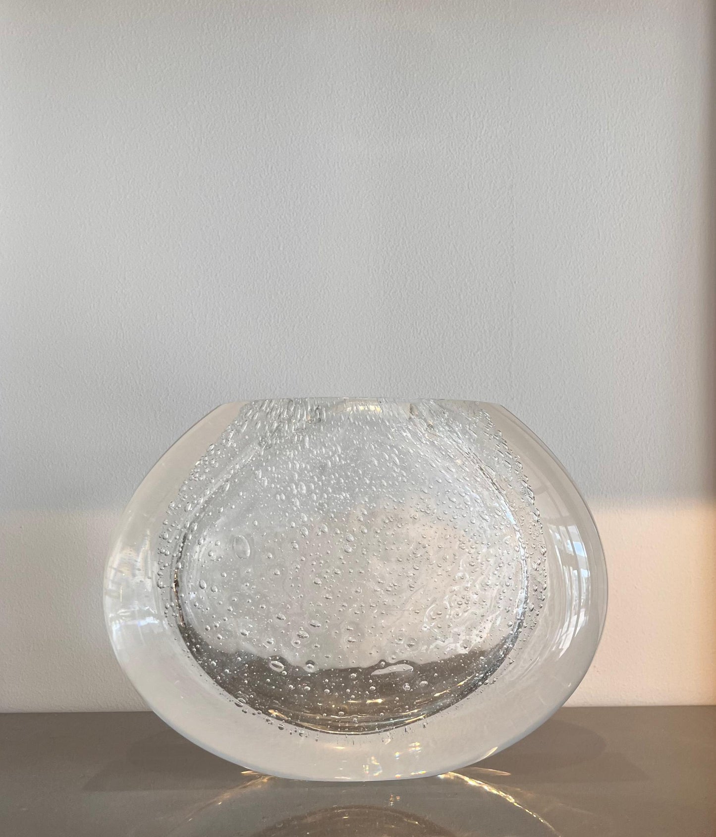 STYLING  ITEM - Vase 92 / Transparent Bubbles / Glass / 23.5 x 8 x 18.5H
