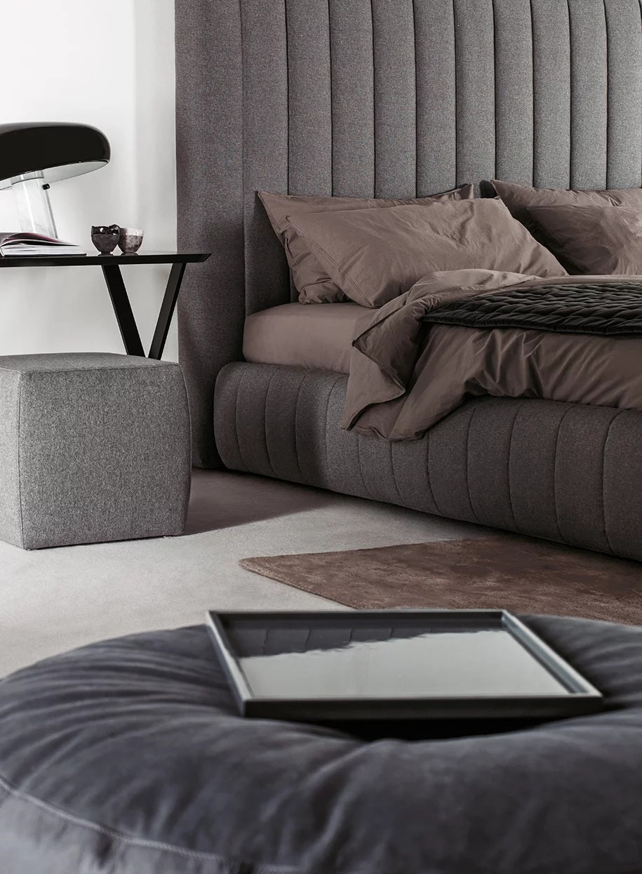 Tuyo Stripe Bed 180 H160 Light Grey