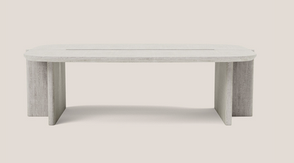Surfside Drive L Coffee Table Ivory Ash