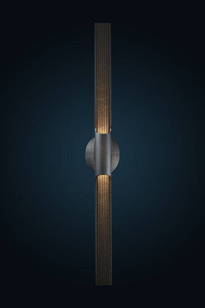 Beam 800 Wall Light Patinated casted bronze