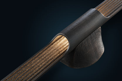 Beam 800 Wall Light Patinated casted bronze