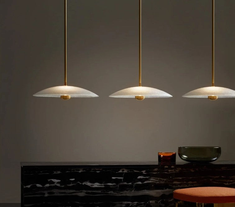 Cielo S Pendant Satin brass