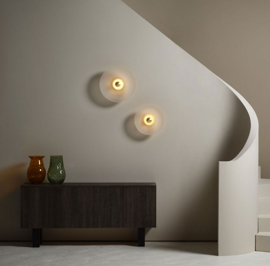 Cielo Small Wall Light Satin brass
