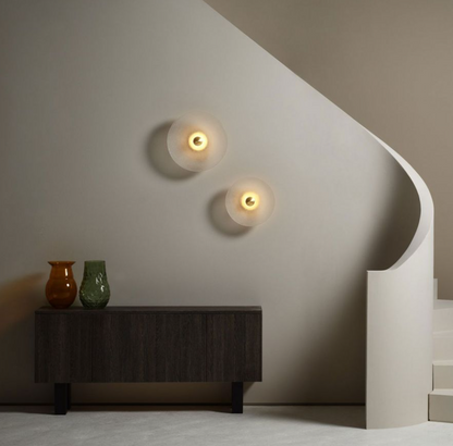 Cielo Small Wall Light Satin brass