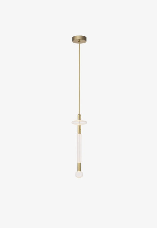 Cipher Vertical Large Pendant Clear