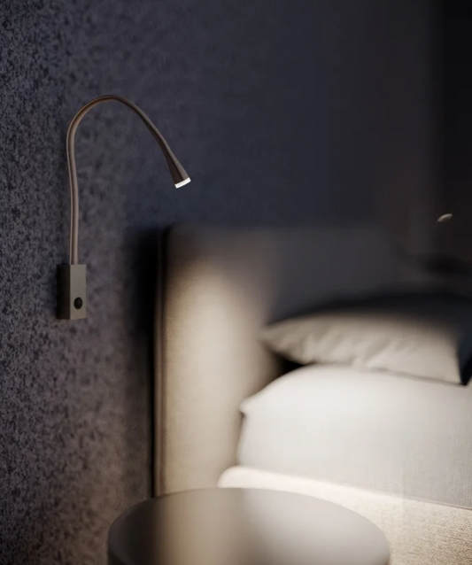 Flexiled Wall light 60 Brown leather