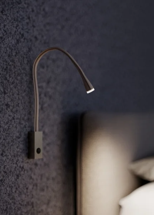 Flexiled Wall light 60 Brown leather
