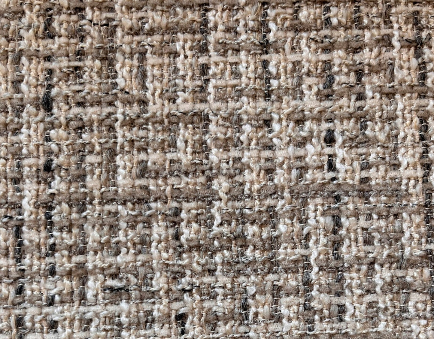 Vega Beige Armchair Taupe Leather Brass base