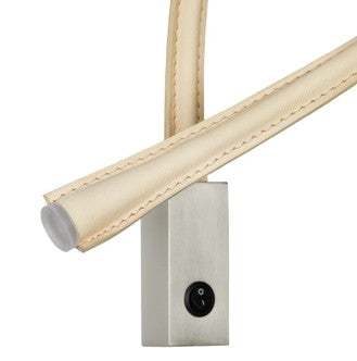 Flexiled L60 Wall Light Ivory leather