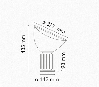 Taccia Small Table lamp Bronze
