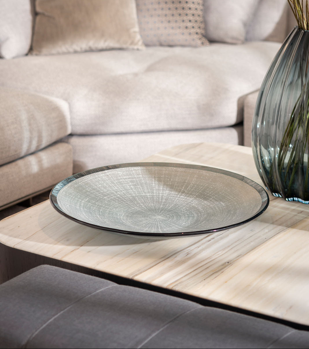 STYLING  ITEM STYLING ITEM - Bowl Fruteira Rasa / Platinum  / D55 x 7.5