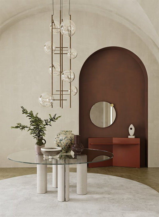 Simpodio Dining Table D140 Ivory