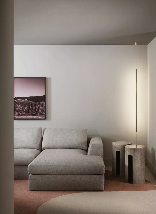 Side Table - Gong / 45 x 50H / Glossy resin jute