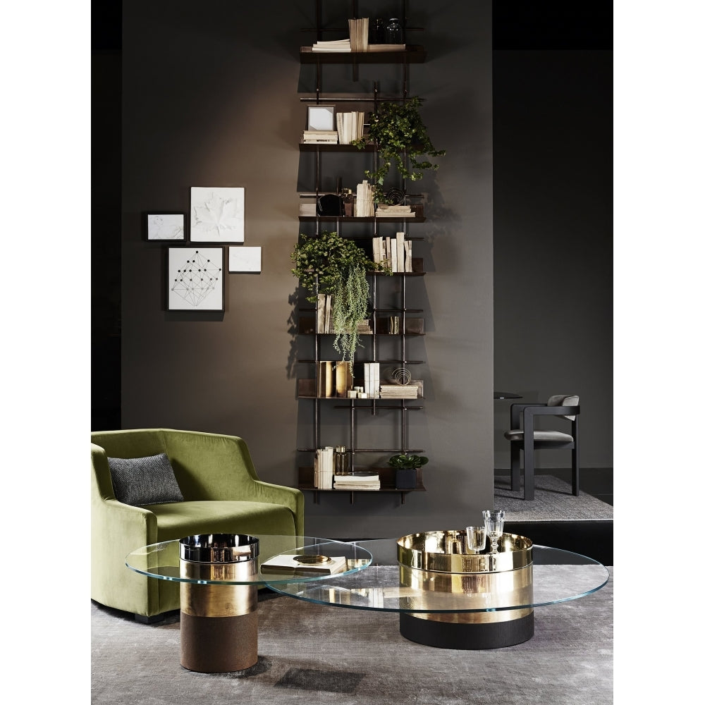 Haumea L Coffee Table Brass