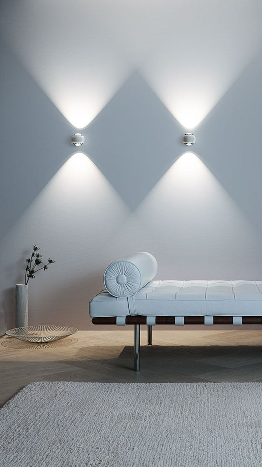 IO Verticale Wall Light Matt Black Was AED 3,308