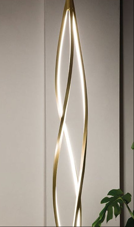 In the wind Floor lamp Matt Gold