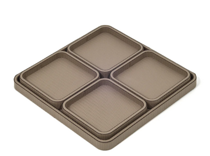Jane Tray L35 Taupe Leather
