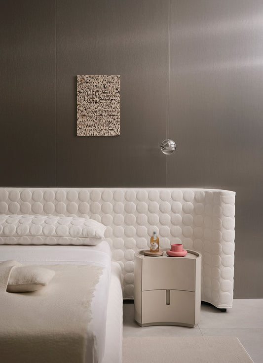 Johnny Bedside Table Glossy Lacquered