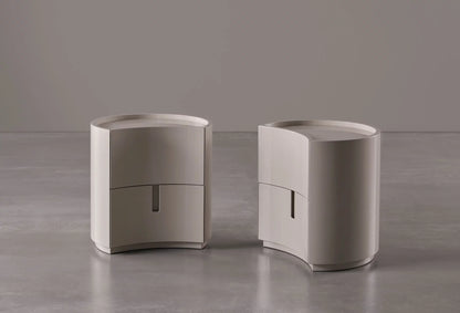 Johnny Bedside Table Glossy Lacquered