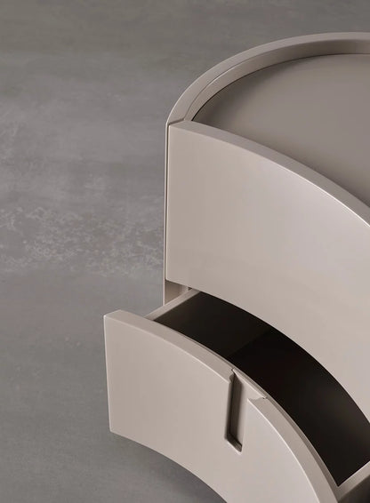 Johnny Bedside Table Glossy Lacquered