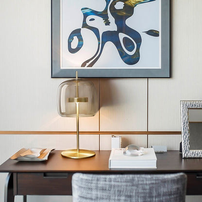 Jube LT Table lamp Smoky Transparent Matt gold