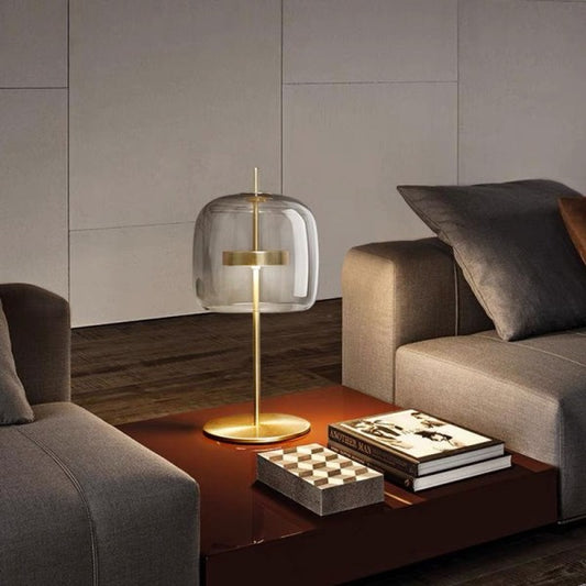Jube LT Table lamp Smoky Transparent Matt gold