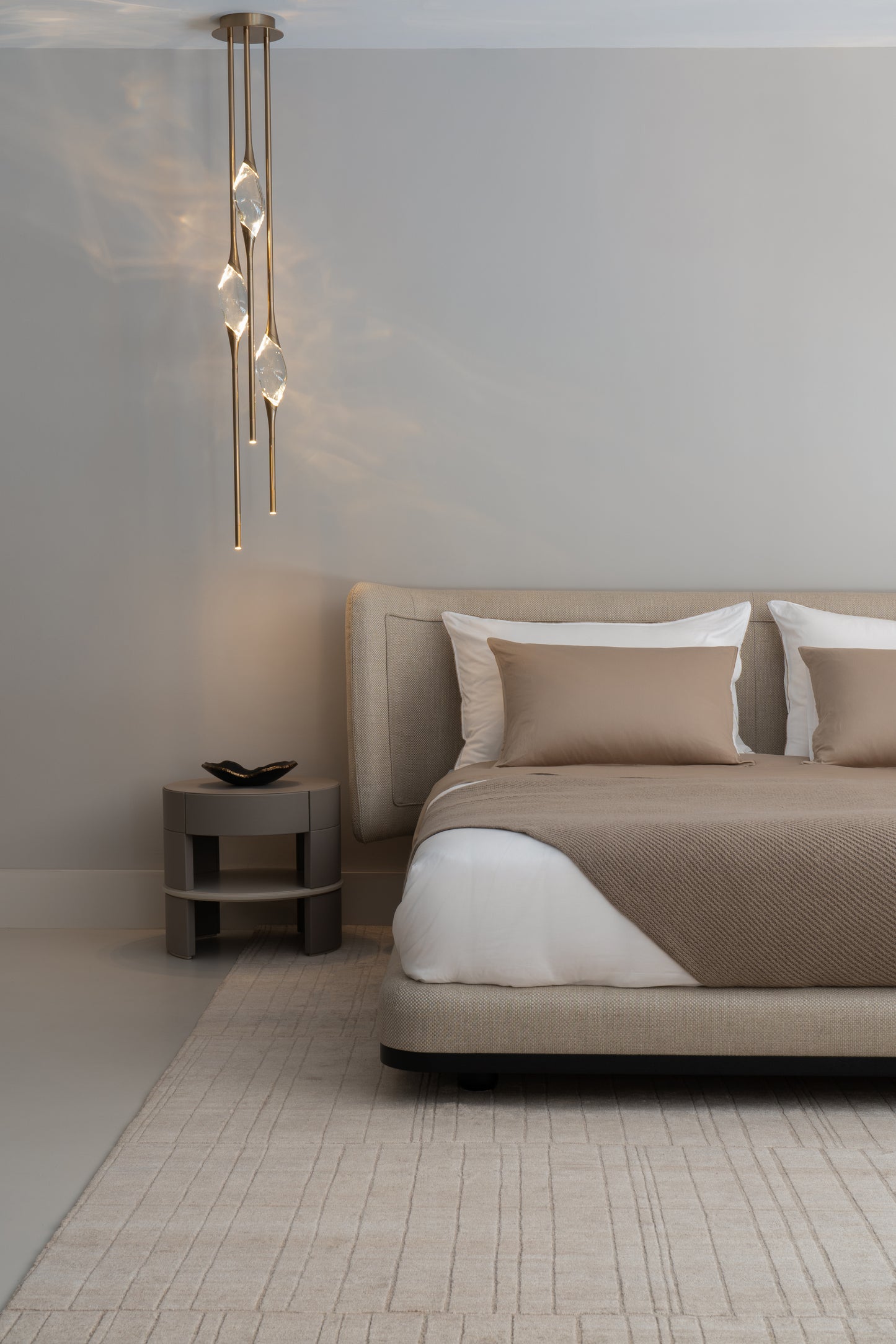 Liam Bedside Table Beige