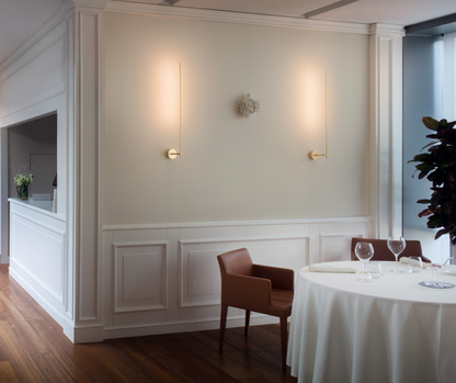 Light Stick V Wall Light Satin Gold