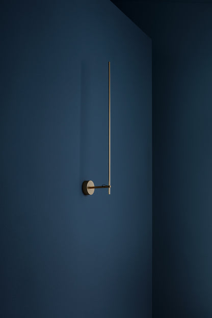 Light Stick V Wall Light Satin Gold