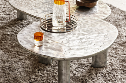 Charles 80 Coffee Table Cast Aluminum Bronze