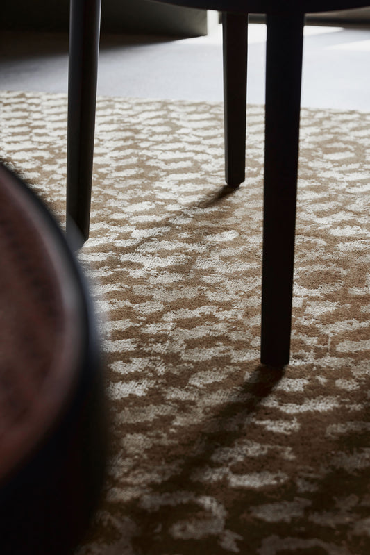 Morning Dew Taupe Rug 300 x 400 Hand Knotted"