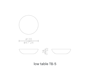 Bongo Open Air Coffee Table TB5