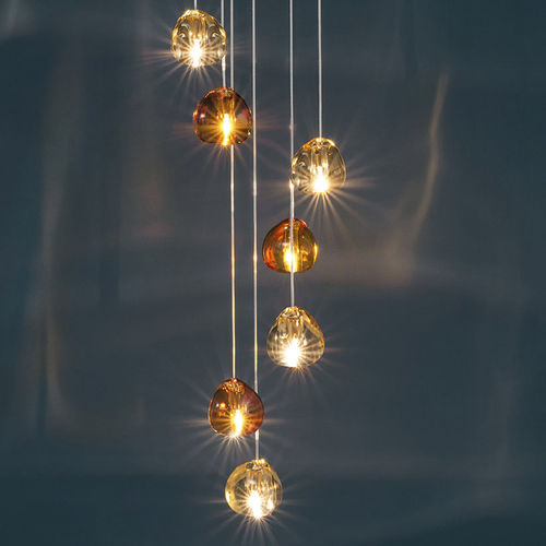 Mizu Pendant Crystal gold