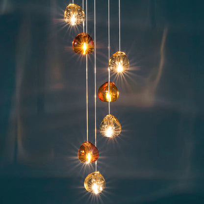 Mizu Pendant Crystal gold