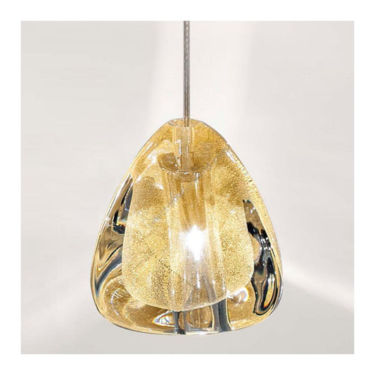Mizu Pendant Crystal gold
